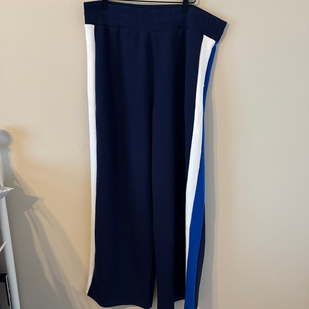 Spanx AirEssentials Colorblock Wide Leg Track Pant